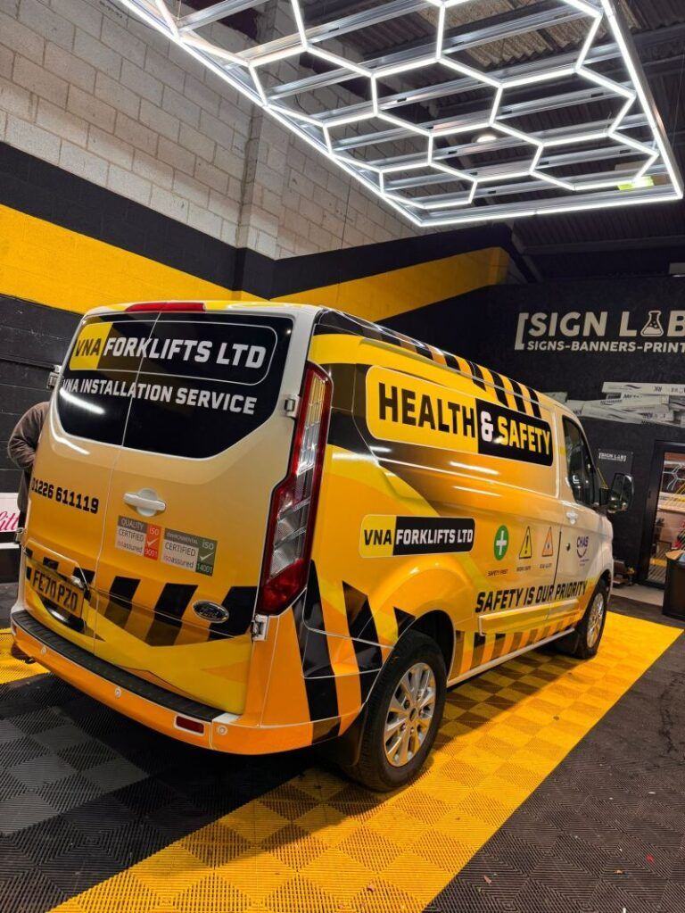 VNA Forklifts health and safety van